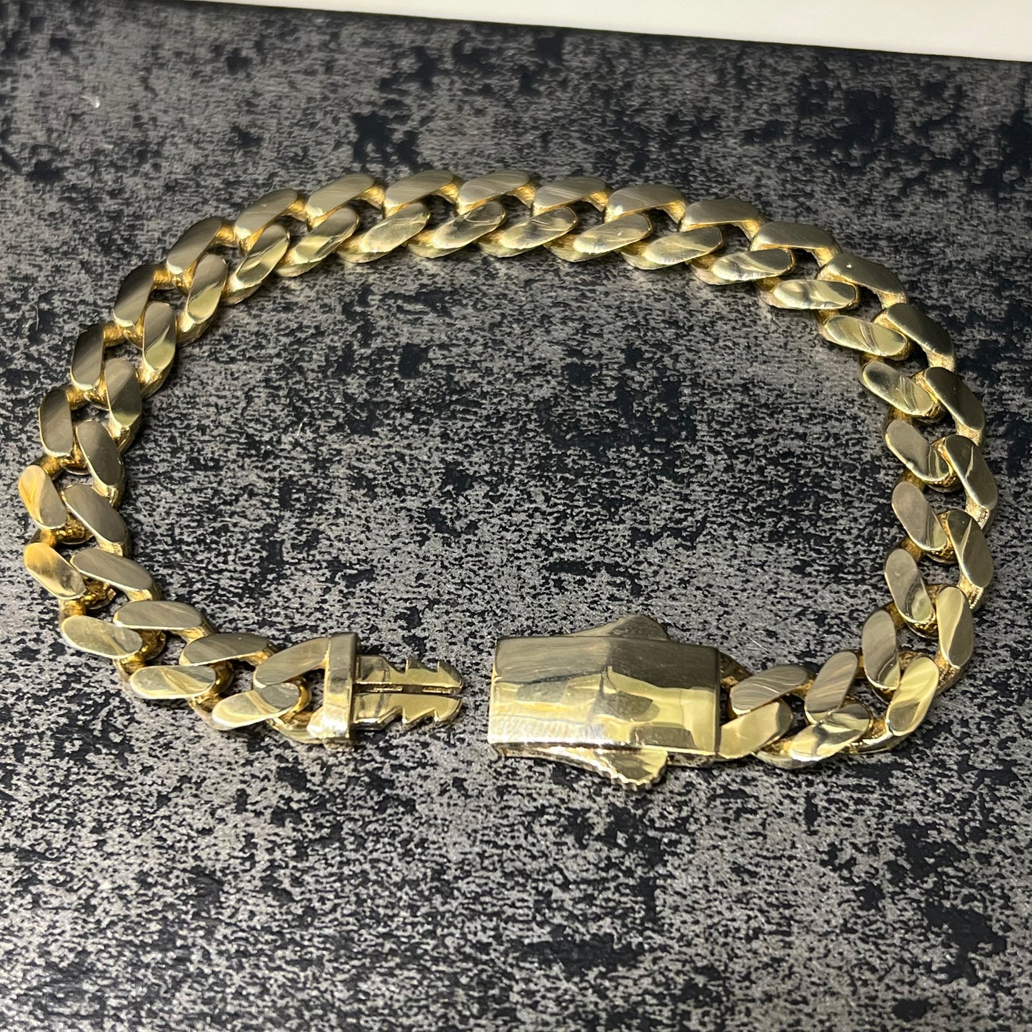 14 karaat gouden armband cuban schakel