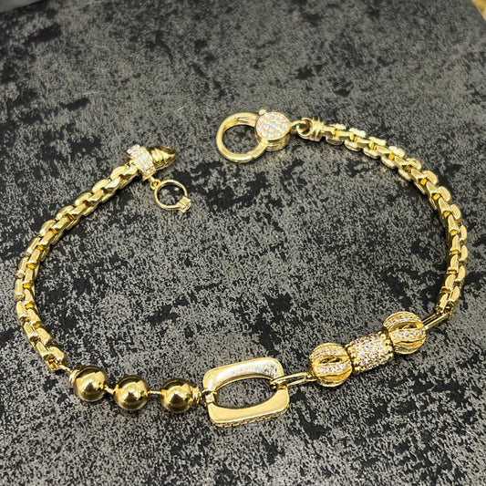 14 karaat gouden armband