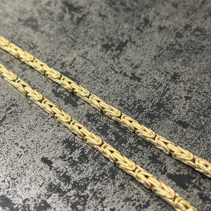 14 karaats gouden koningsketting 3,6 mm 60 cm