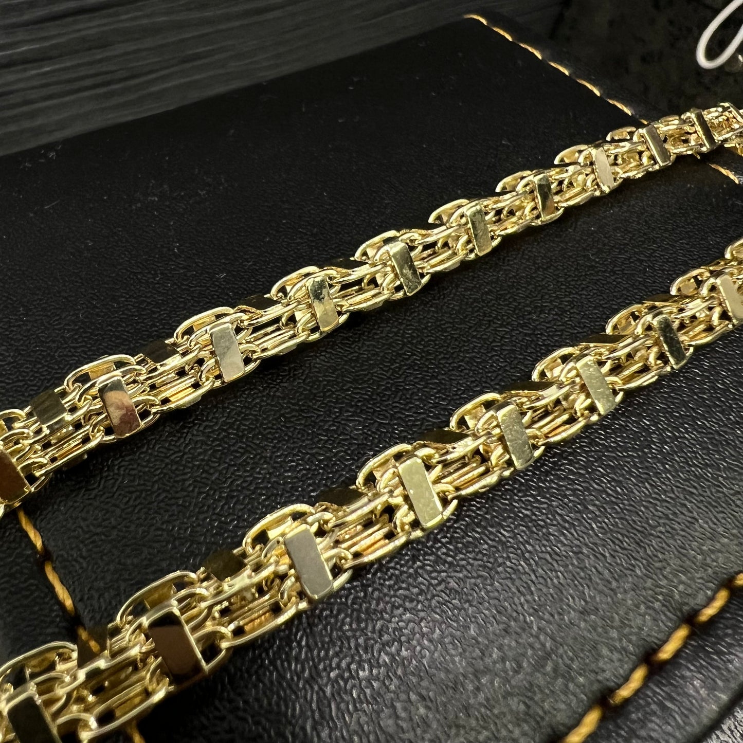 14 karaat gouden ketting magnum schakel