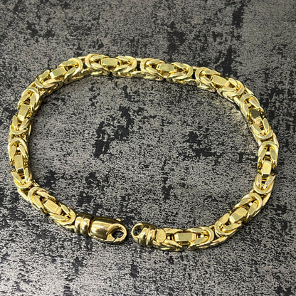 14 karaat gouden armband
