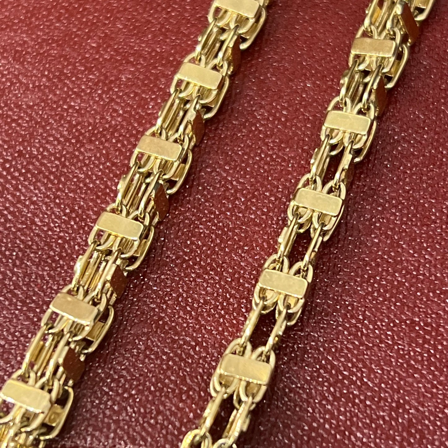 14 karaat gouden magnum ketting massief schakel 4,91 mm 70 cm