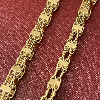 14 karaat gouden magnum ketting massief schakel 4,91 mm 70 cm