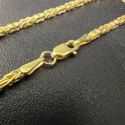 14 karaat gouden koningsketting prachtig schakel