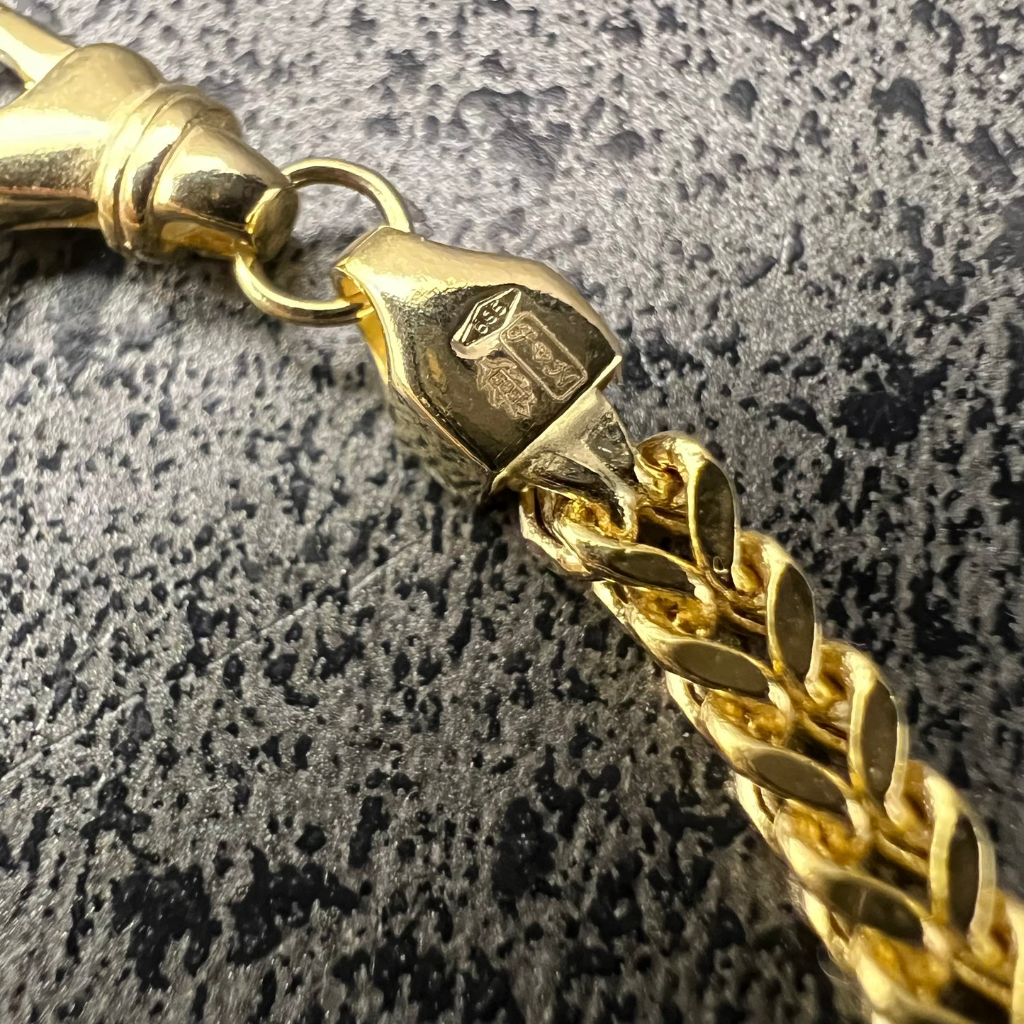 14 karaat gouden armband vossenstaart schakel