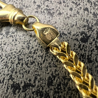 14 karaat gouden armband vossenstaart schakel