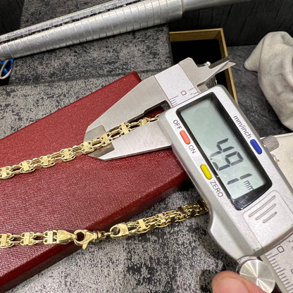 14 karaat gouden magnum ketting massief schakel 4,91 mm 70 cm