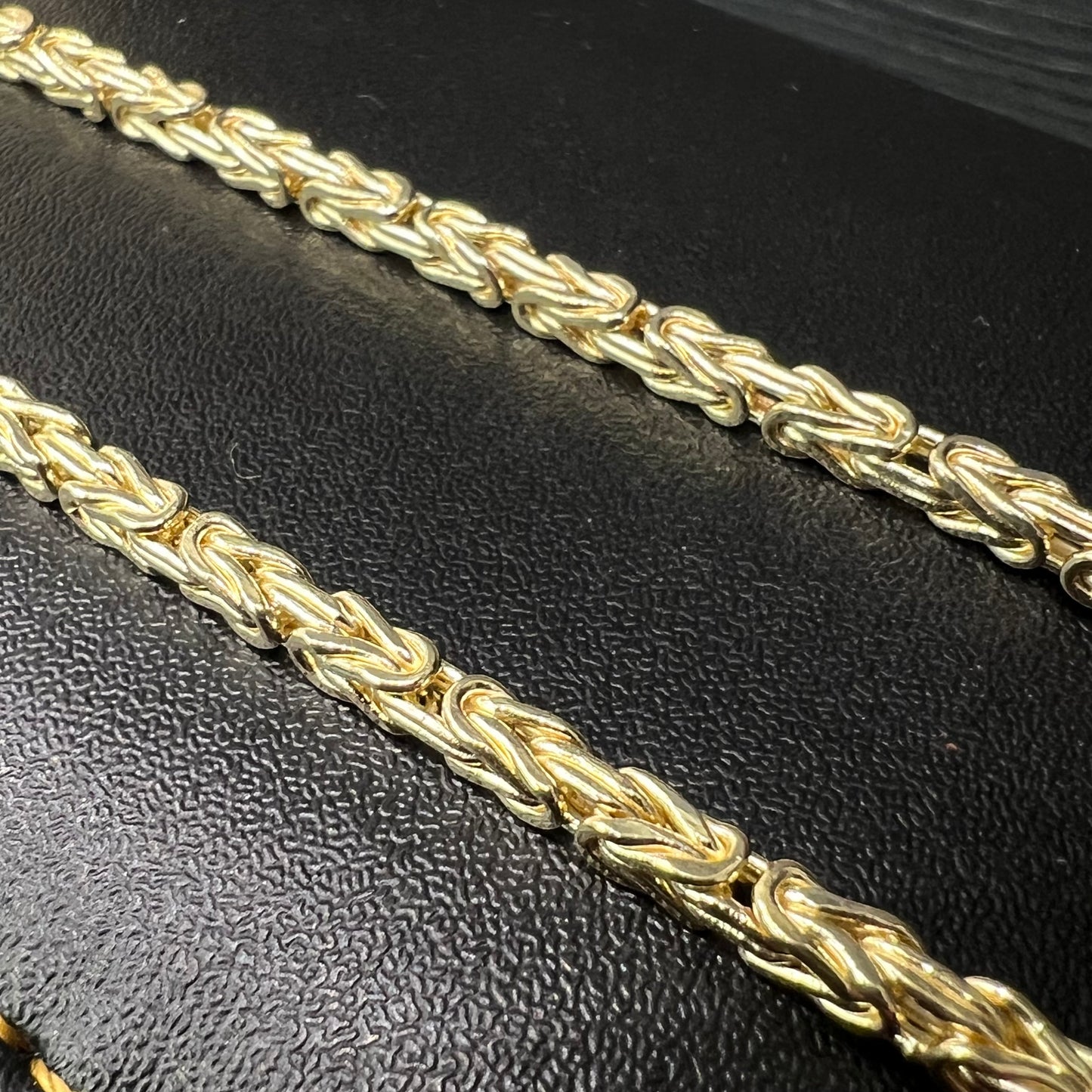 14 karaat gouden koningsketting massieve schakel