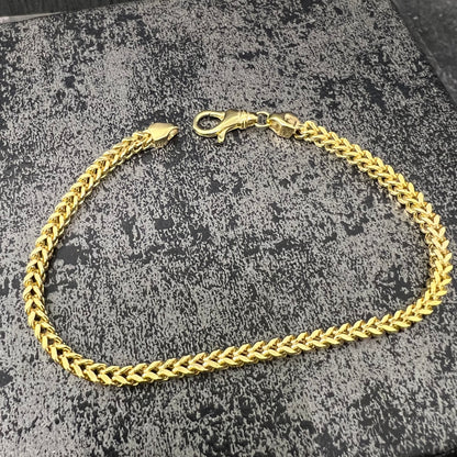 14 karaat gouden armband vossenstaart schakel