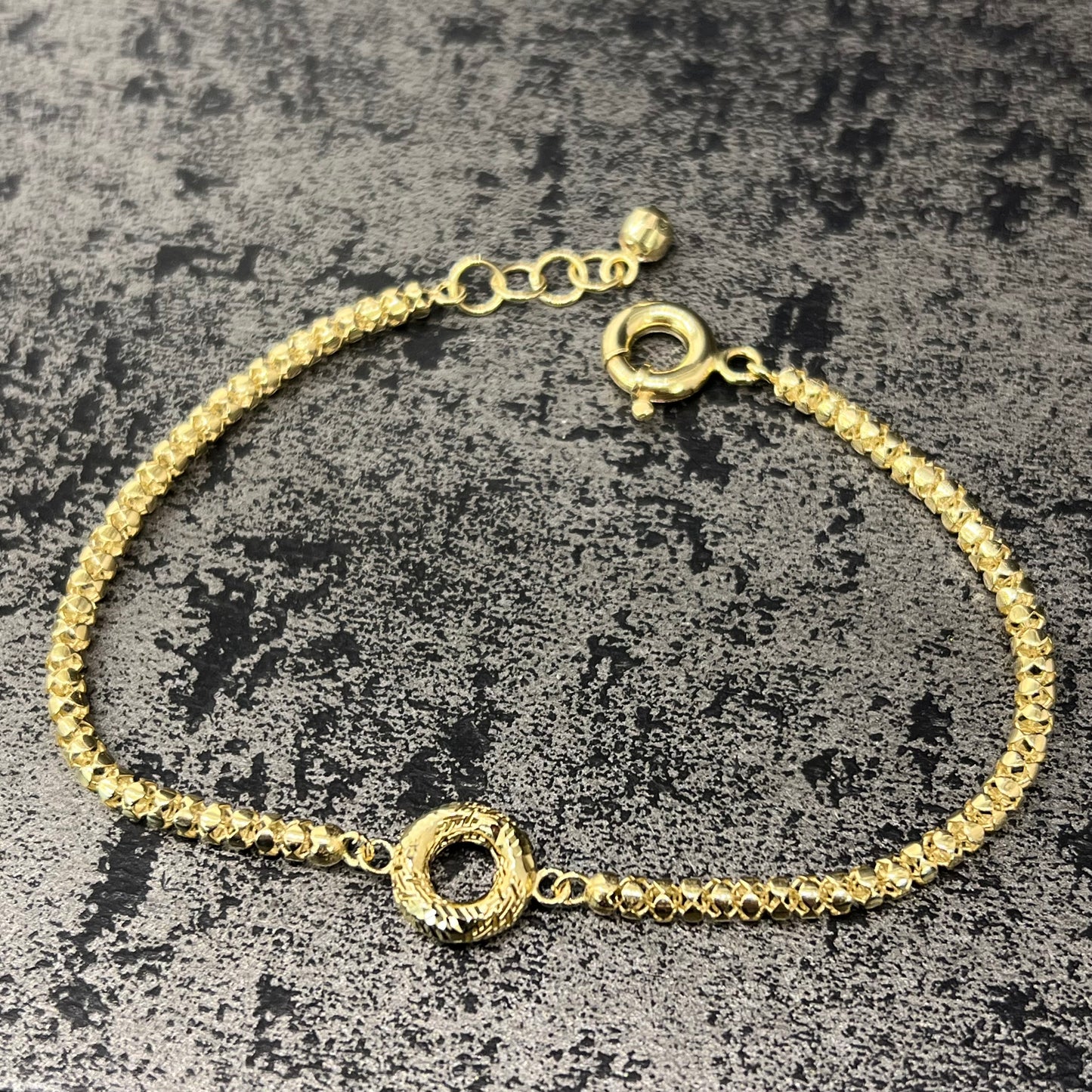 14 karaat gouden armband prachtig model 20 cm