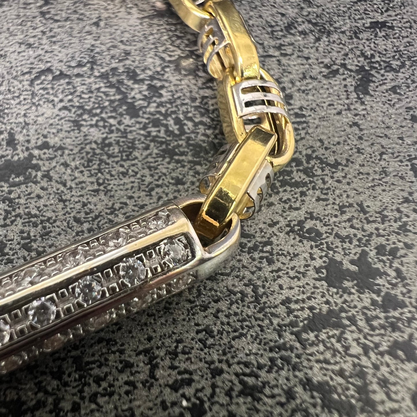 18 karaats gouden heren armband