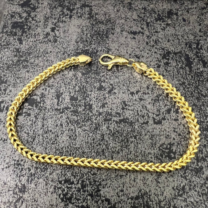 14 karaat gouden armband vossenstaart schakel