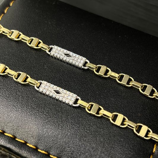 14 karaats gouden ketting kingsley schakel