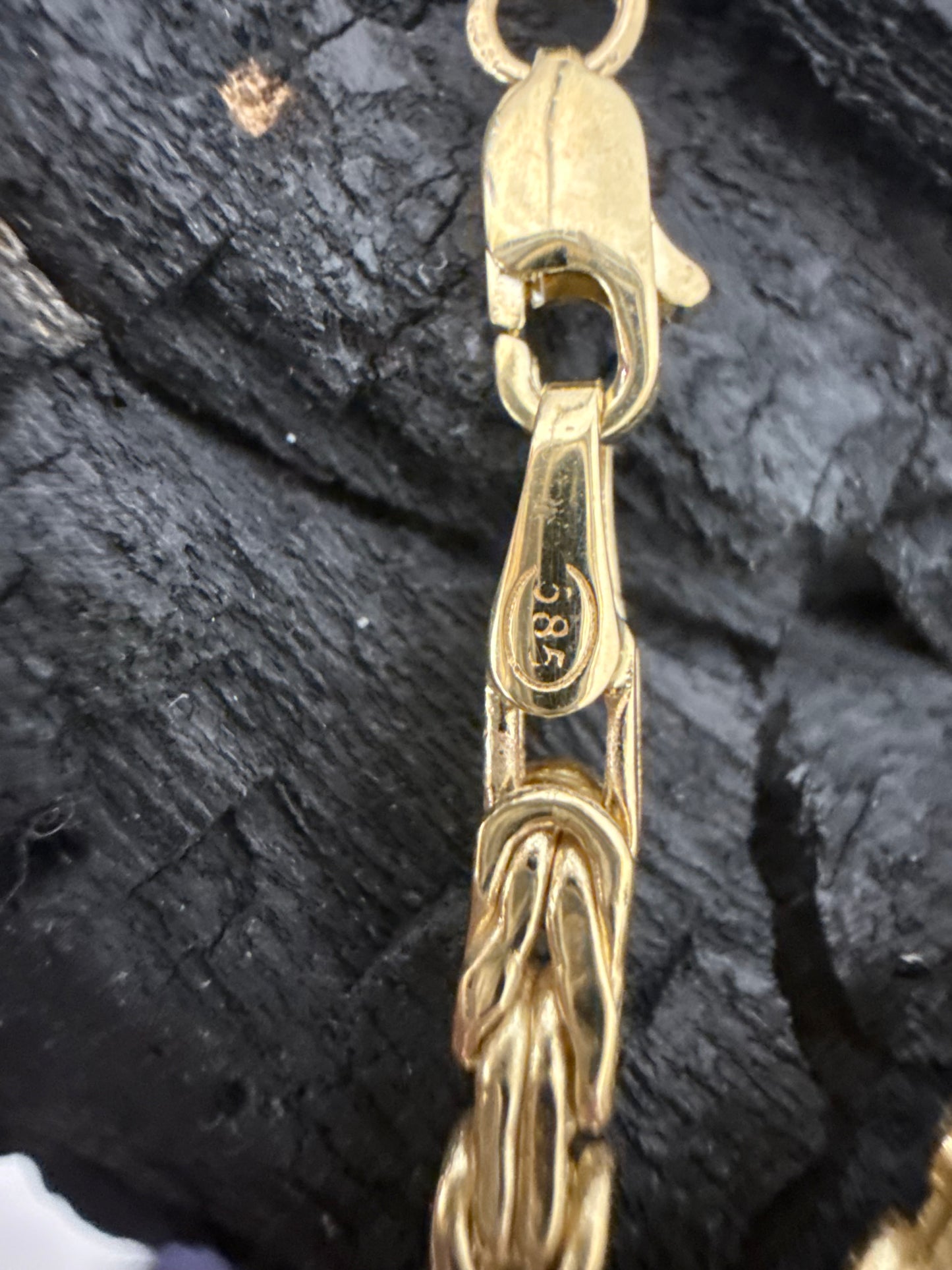 Prachtige 14 karaats gouden koningsketting