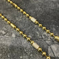 14 karaat gouden kralen ketting