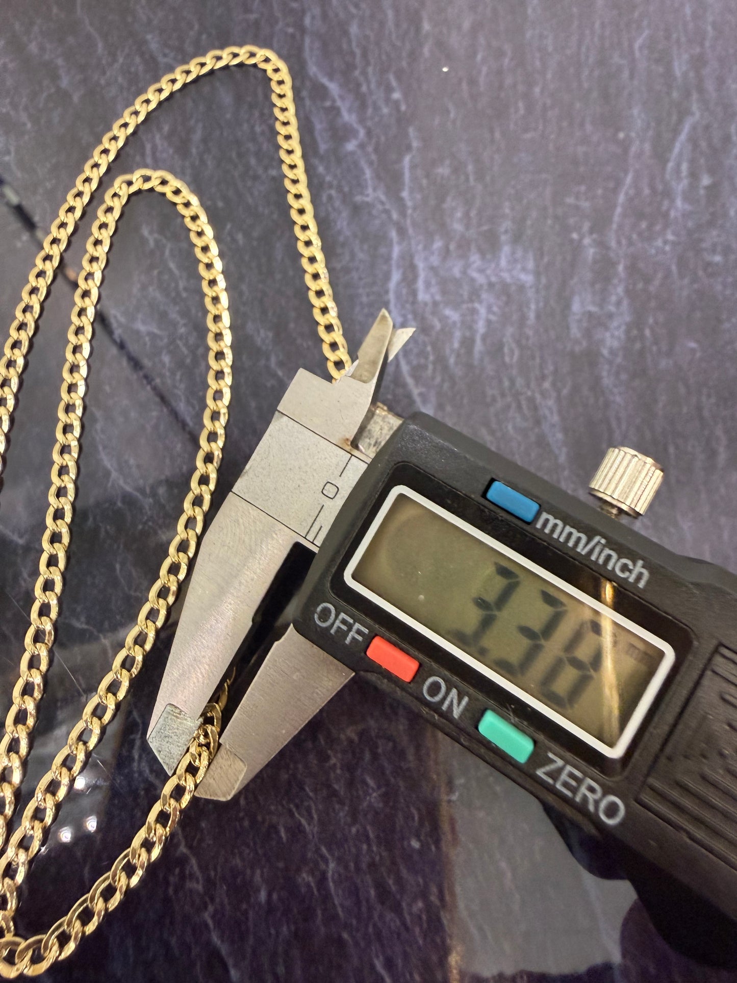 Prachtige 14 karaats gouden CUBAN ketting 50 cm 3.4 mm