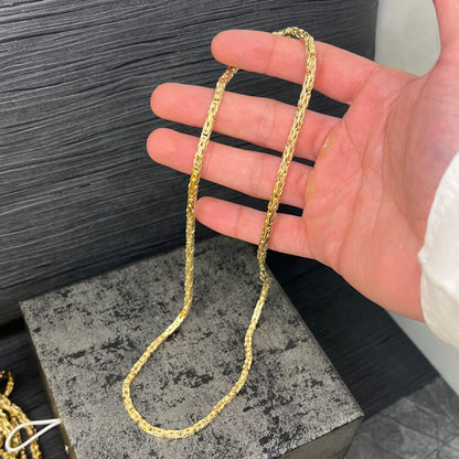 14 karaats gouden koningsketting 3,6 mm 60 cm