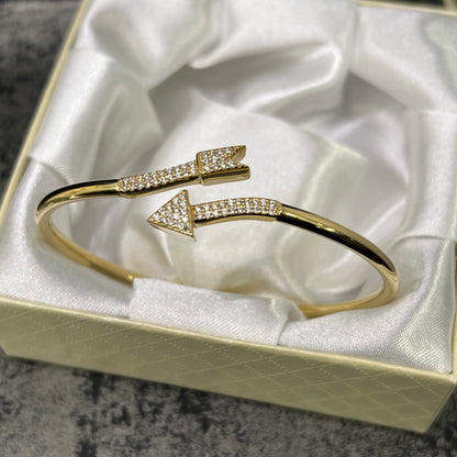14 karaat gouden armband dames pijl model