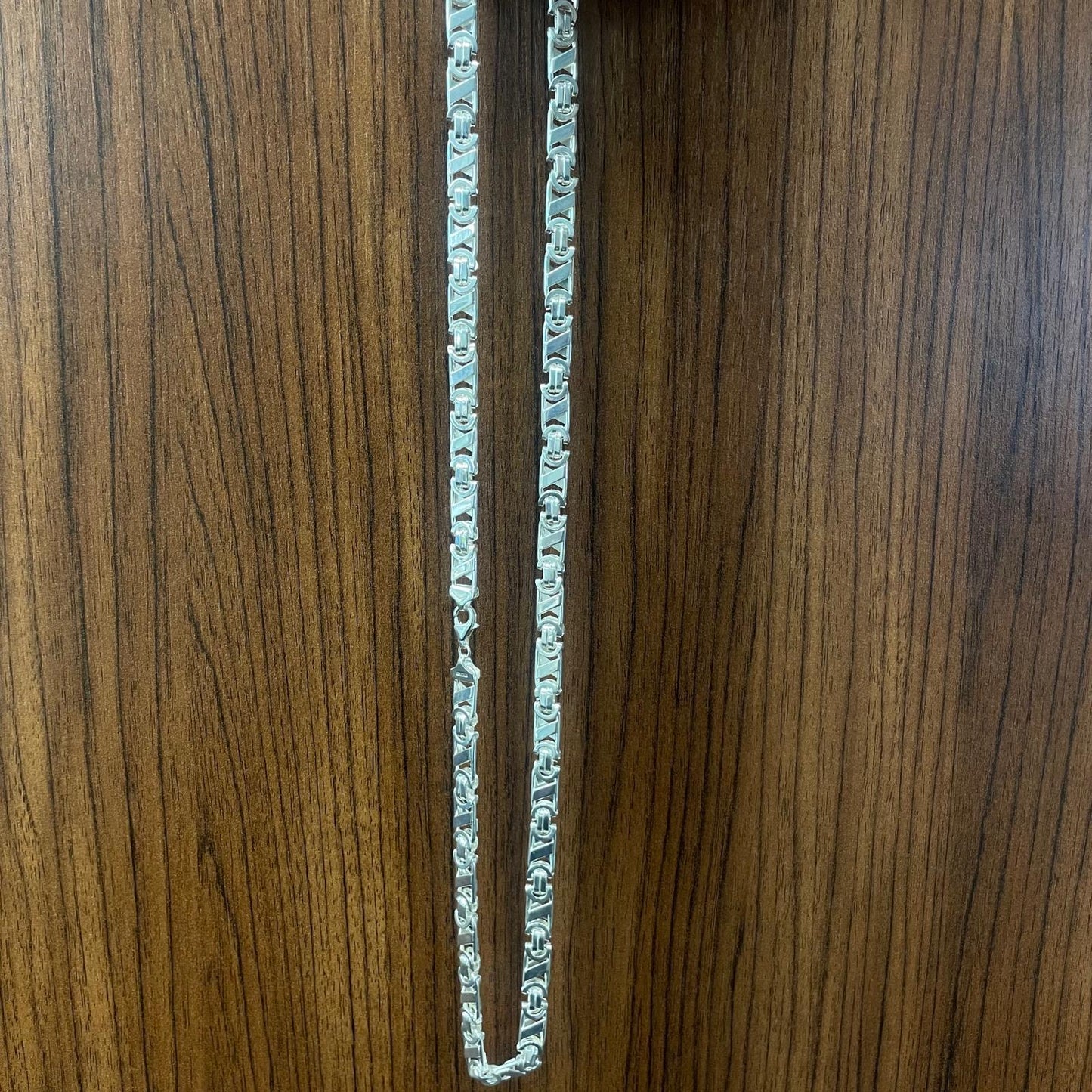 Zilveren ketting Valentino schakel