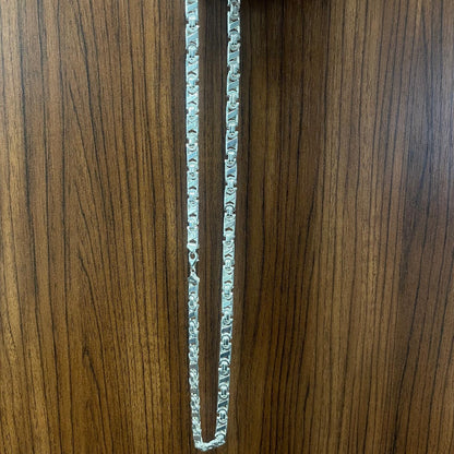 Zilveren ketting Valentino schakel