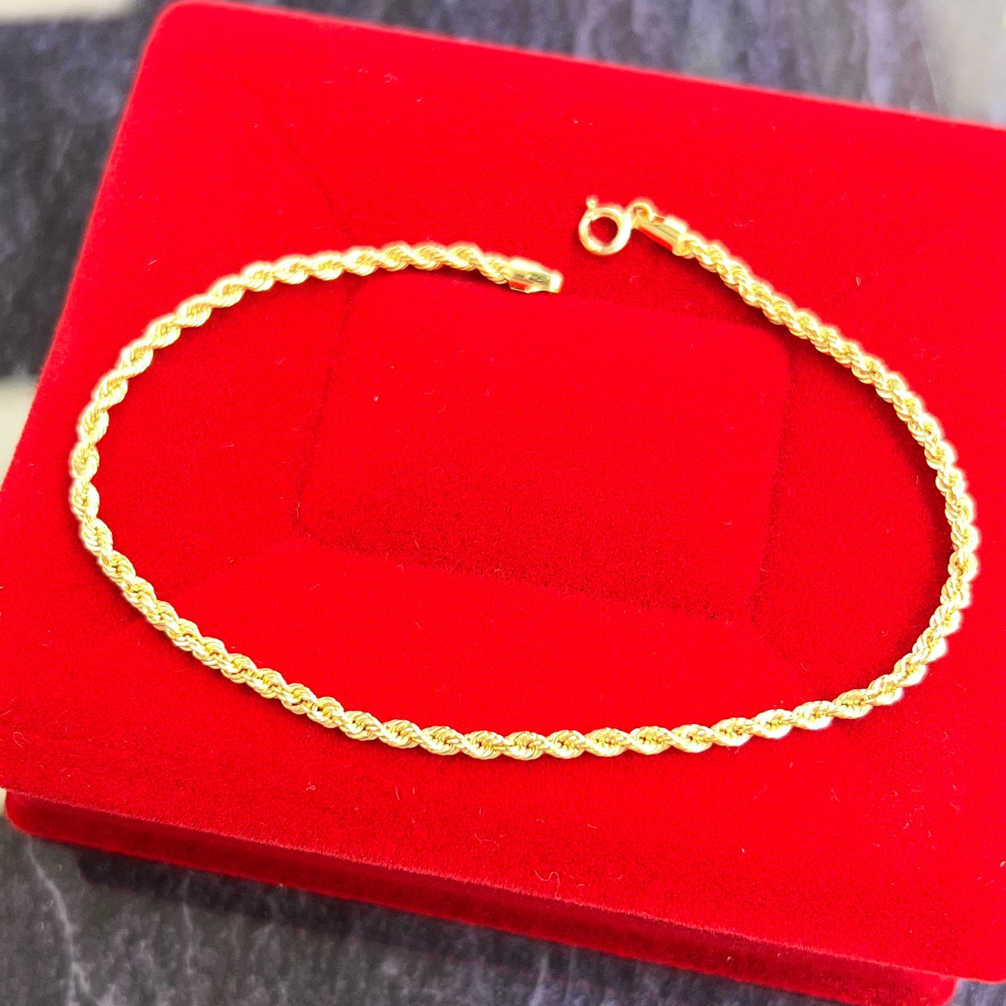 14 karaat gouden armband rope schakel