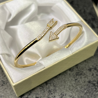 14 karaat gouden armband dames pijl model
