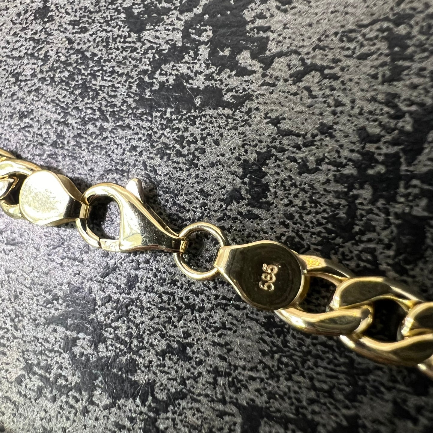 14 karaats gouden figaro schakel ketting prachtig model 5,76 mm 60 cm