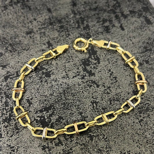 14 karaats gouden armband