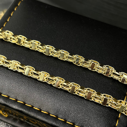 14 karaat gouden ketting magnum schakel