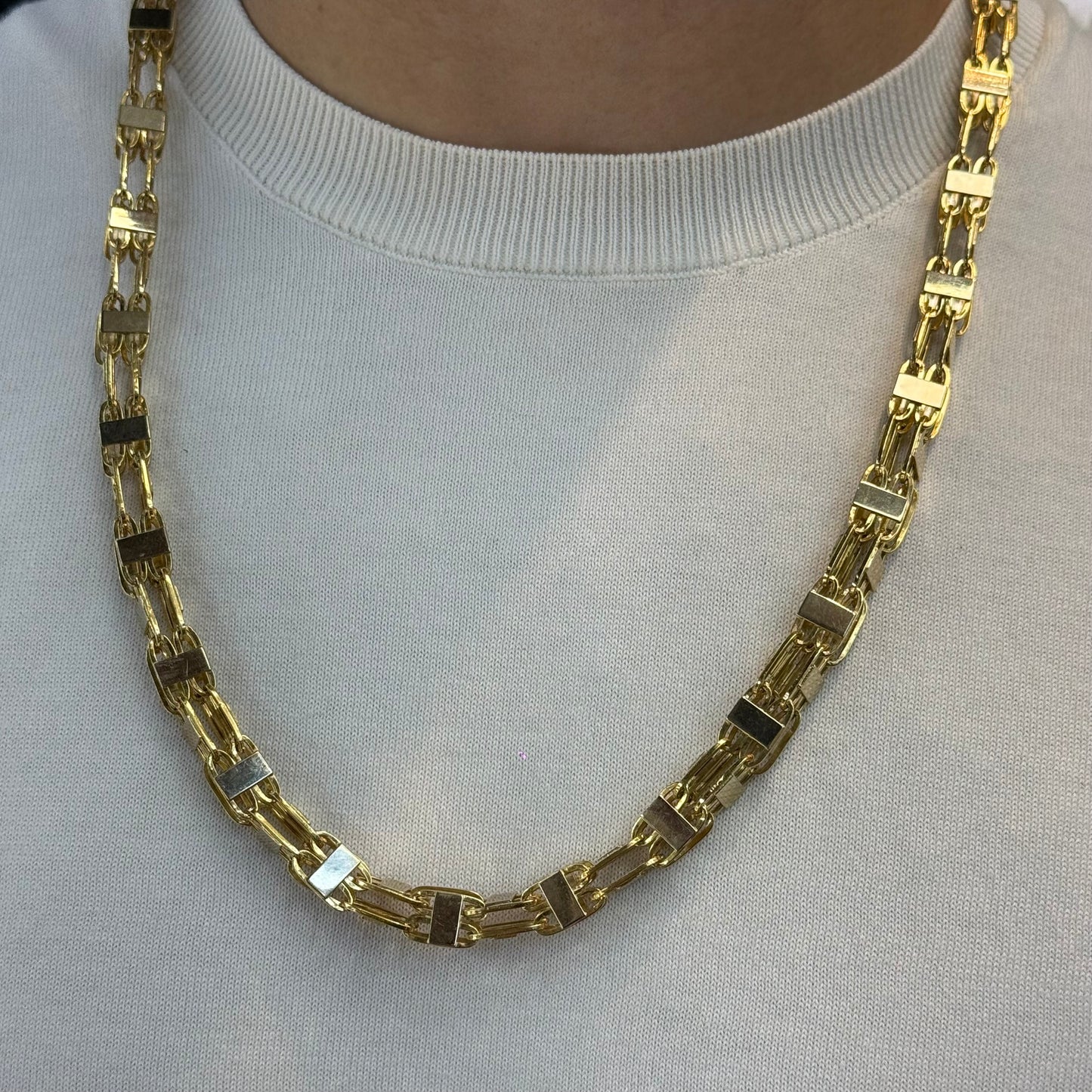 Prachtige 18 karaats gouden Magnum ketting refurbushed