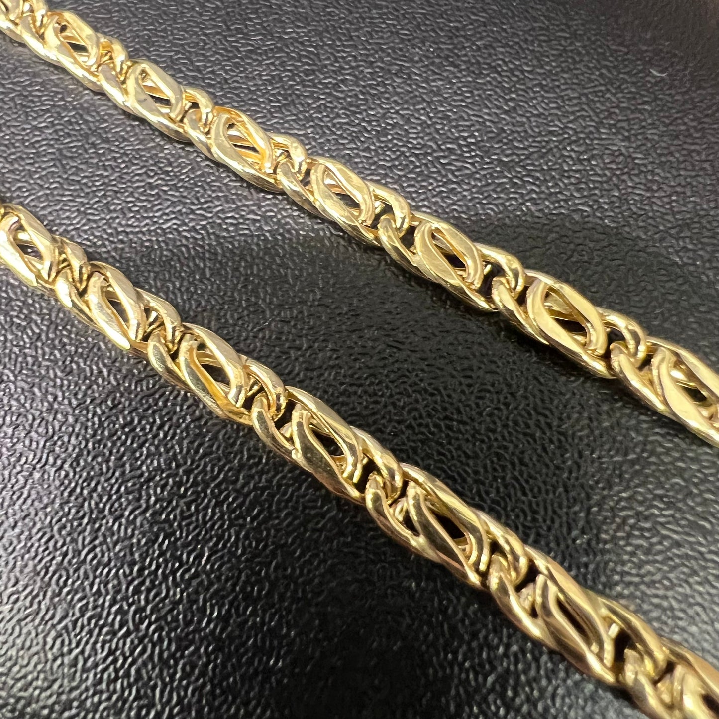 14 karaat gouden ketting valkenoog schakel